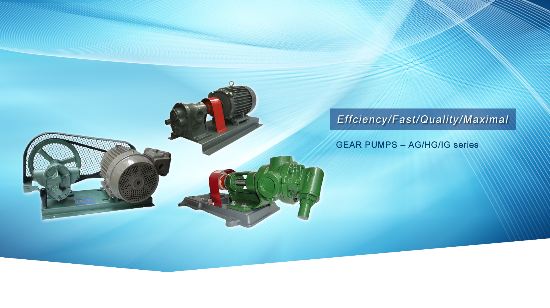 GEAR PUMPS – AG/HG/IG series