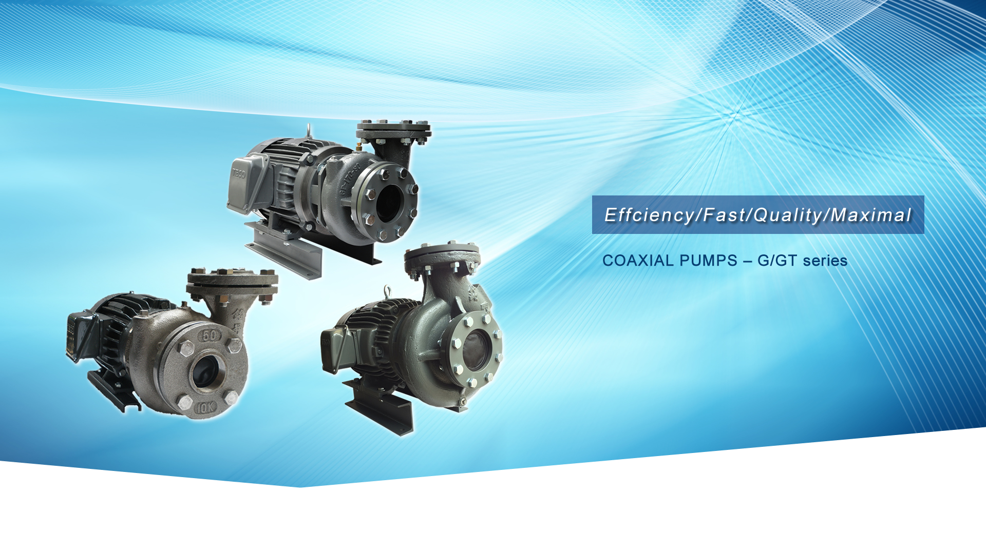 COAXIAL PUMPS – G/GT series