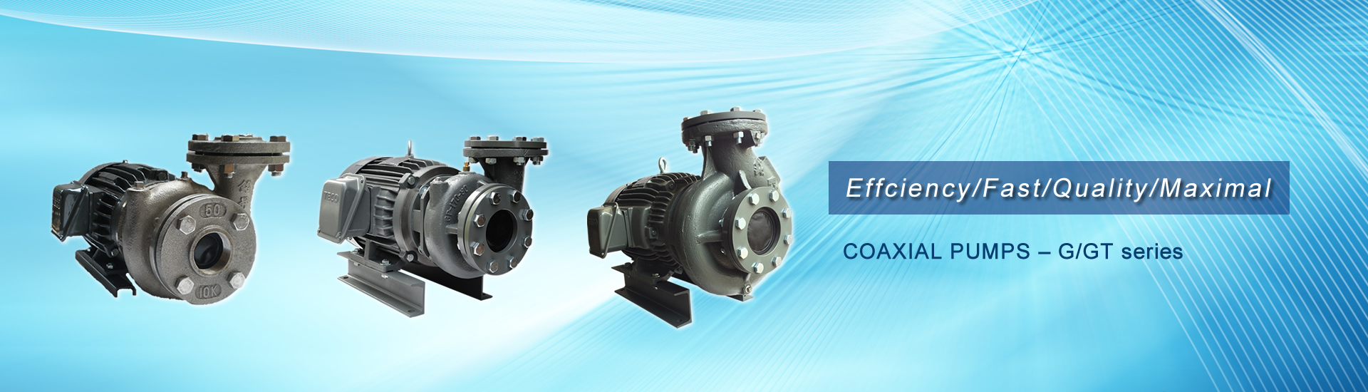 COAXIAL PUMPS – G/GT series